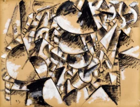 Dessin Pour "Contrastes de Formes No. 2" by Fernand Leger