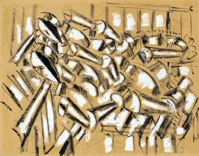 Deux femmes couchées by Fernand Leger