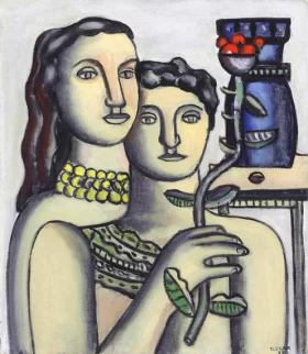 Les deux soeurs by Fernand Leger Les deux soeurs by Fernand Leger