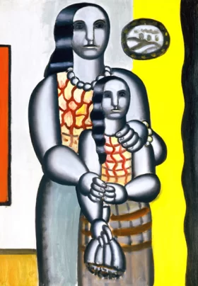 Les deux soeurs by Fernand Leger Les deux soeurs by Fernand Leger