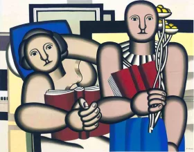 La Lecture by Fernand Leger La Lecture by Fernand Leger