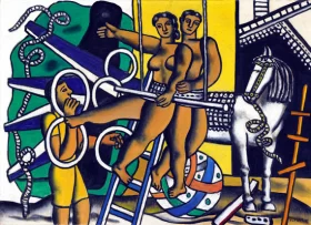 Composition au Cheval Blanc by Fernand Leger Composition au Cheval Blanc by Fernand Leger
