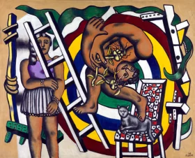 The Acrobat and his Partner by Fernand Leger The Acrobat and his Partner by Fernand Leger