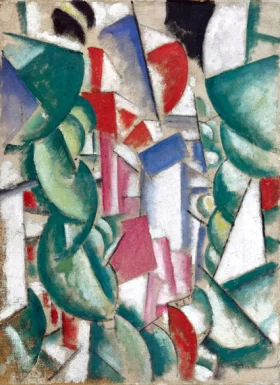 The Houses under the Trees 1913 by Fernand Leger