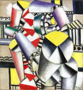 Les cylindres colorés by Fernand Leger