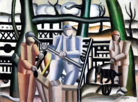 Les Pêcheurs by Fernand Leger Les Pêcheurs by Fernand Leger