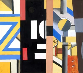La Gare by Fernand Leger La Gare by Fernand Leger