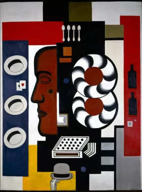 Composition à le main et aux chapeaux by Fernand Leger