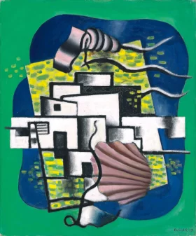 Composition avec coquille by Fernand Leger