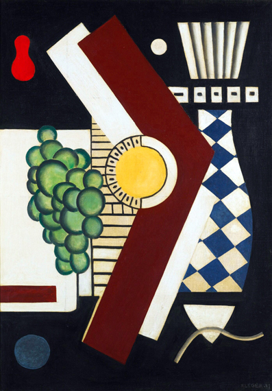 Grappe et Poisson by Fernand Leger, oil painting reproduction on canvas Grappe et Poisson by Fernand Leger