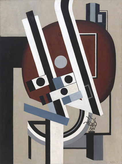 Composition by Fernand Leger, oil painting reproduction on canvas Composition by Fernand Leger