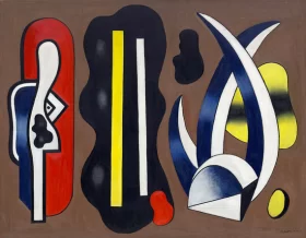 Composition with Aloes, No. 4 by Fernand Leger Composition with Aloes, No. 4 by Fernand Leger
