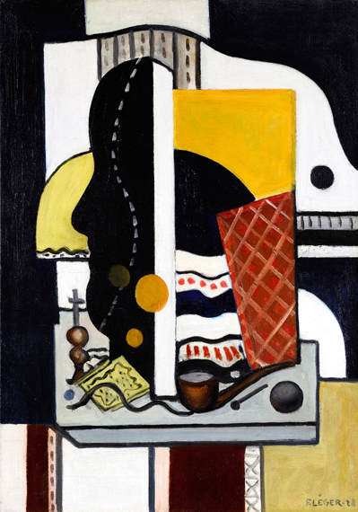 Composition à La Pipe by Fernand Leger