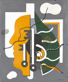 Keys (Composition) by Fernand Leger Keys (Composition) by Fernand Leger
