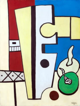 Nature Morte Bleue et Jaune by Fernand Leger Nature Morte Bleue et Jaune by Fernand Leger