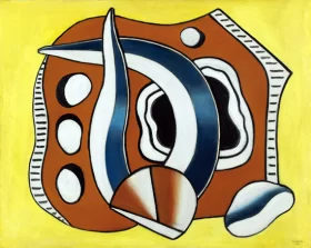 Omposition au Fond Jaune by Fernand Leger Omposition au Fond Jaune by Fernand Leger
