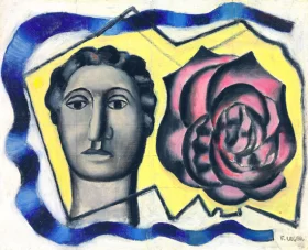 La femme à la rose by Fernand Leger