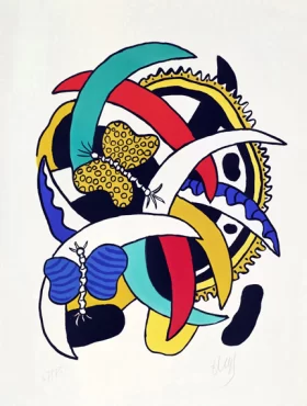 Butterflies by Fernand Leger