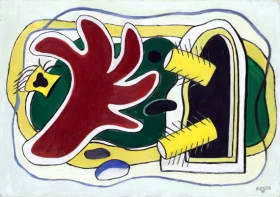 La Feuille Rouge by Fernand Leger