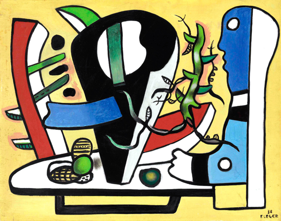 Le vase noir by Fernand Leger
