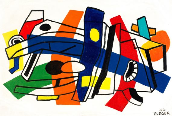 Composition Murale by Fernand Leger, oil painting reproduction on canvas Composition Murale by Fernand Leger