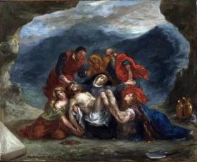 The Mourning of Christ 1857 by Eugene Delacroix