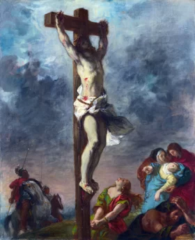 Christ on the Cross by Eugene Delacroix