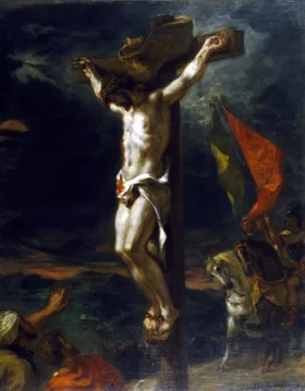 Christ on the Cross 1846 by Eugene Delacroix