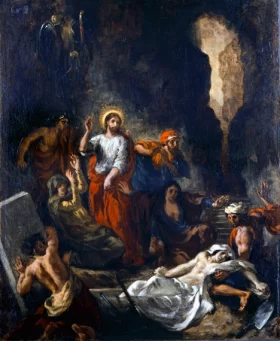 The Resurrection of Lazarus 1850 by Eugene Delacroix