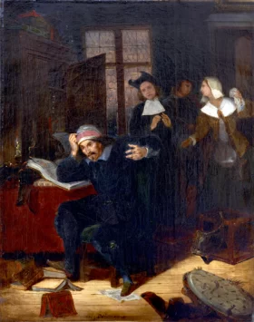 Don Quixote in His Library 1824 by Eugene Delacroix