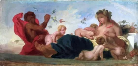 L'agriculture, 1834 by Eugene Delacroix