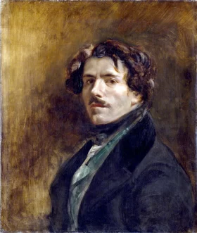 Self Portrait 1837 by Eugene Delacroix