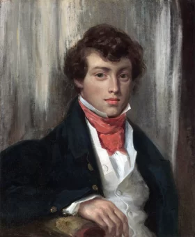 Portrait De Charles De Verninac by Eugene Delacroix