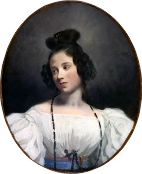 Mlle. Alexandrine-Julie De La Boutraye by Eugene Delacroix