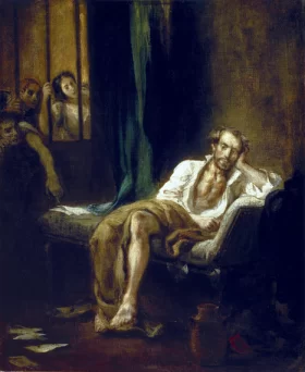 Tasso by Eugene Delacroix Tasso by Eugene Delacroix