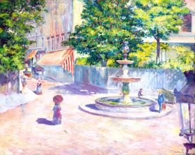 St. George's Square 1880 by Gustave Caillebotte St. George's Square 1880 by Gustave Caillebotte
