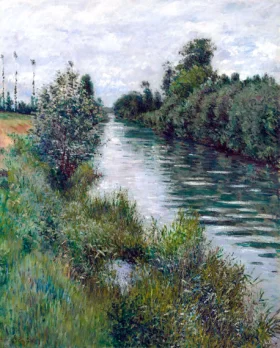 The Little Arm of the Seine at Argenteuil, Overcast 1893 by Gustave Caillebotte The Little Arm of the Seine at Argenteuil, Overcast 1893 by Gustave Caillebotte