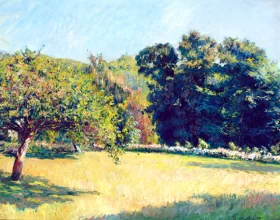Un Jardin à Trouville 1882 by Gustave Caillebotte Un Jardin à Trouville 1882 by Gustave Caillebotte