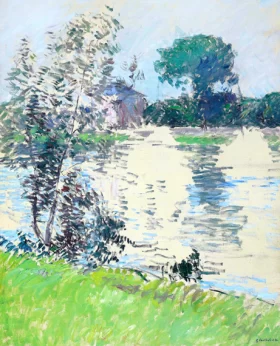 Bord De Seine à Argenteuil by Gustave Caillebotte Bord De Seine à Argenteuil by Gustave Caillebotte