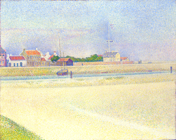 Grand Fort-Philippe by Georges Seurat, oil painting reproduction on canvas Grand Fort-Philippe by Georges Seurat