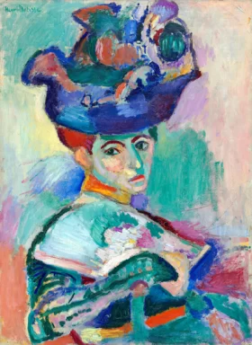 Woman with a Hat (Femme au chapeau) by Henri Matisse