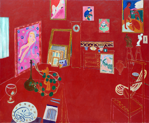The Red Studio by Henri Matisse, oil painting reproduction on canvas The Red Studio by Henri Matisse