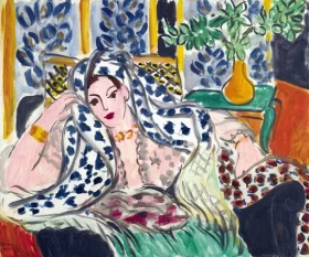 Odalisque au fauteuil noir by Henri Matisse