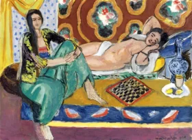 Odalisques Jouant Aux Dames by Henri Matisse Odalisques Jouant Aux Dames by Henri Matisse