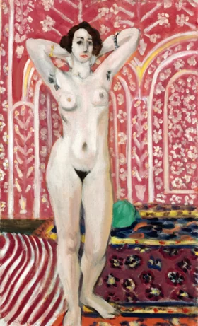 Nu sur fond rouge by Henri Matisse