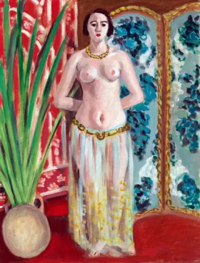 Odalisque With Hands Behind Her Back (Odalisque Mains Dans Le Dos) by Henri Matisse