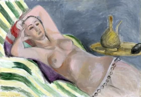 Odalisque grise et jaune by Henri Matisse