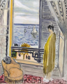 Femme auprès de la fenêtre by Henri Matisse