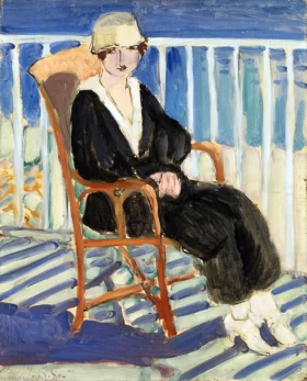 Jeune fille au balcon sur la mer by Henri Matisse Jeune fille au balcon sur la mer by Henri Matisse