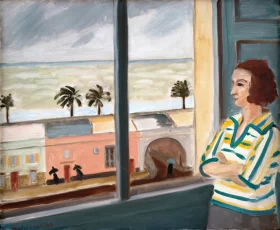 Young girl looking at the sea by Henri Matisse